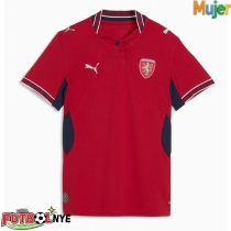 Camiseta República Checa Primera Equipación para mujer Mundial 2026 manga corta